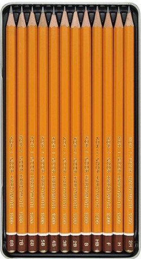 Карандаши Koh-I-Noor ART 8B-2H SET. 12 шт. 1502/II