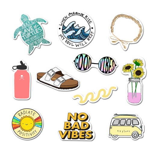 ack Виниловые наклейки VSCO Girl Essentials rz