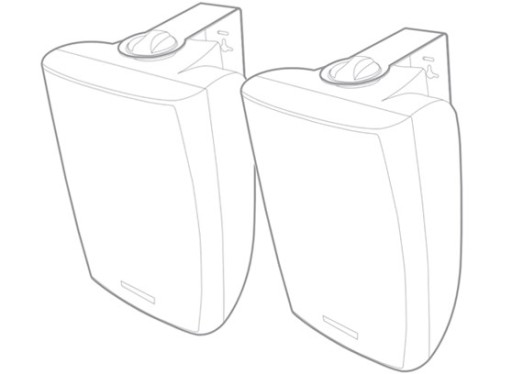 ВНЕШНИЕ ВОДОНЕПРОНИЦАЕМЫЕ НАСТЕННЫЕ ДИНАМИКИ CAMBRIDGE AUDIO ES20 PAIR, БЕЛЫЕ