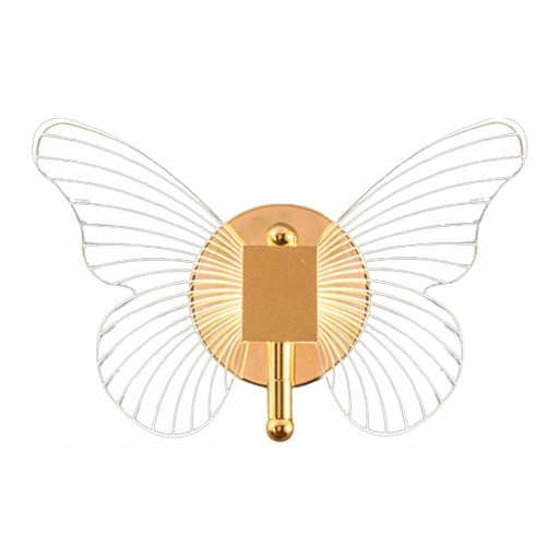 Светодиодный настенный светильник Gold Butterfly Настенное освещение