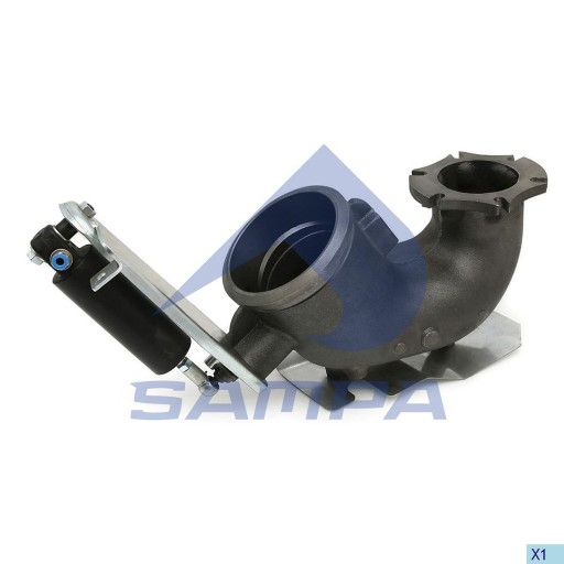 ВЫХЛОПНАЯ ЗАСЛОНКА MAN SAMPA