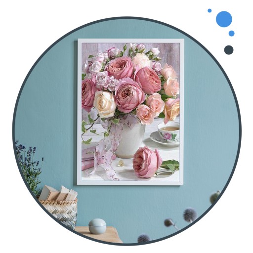 АЛМАЗНАЯ ВЫШИВКА «МОЗАИКА» (DIAMOND PAINTING) + РАМКА