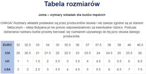 Joma TOPS2342IN мужская домашняя обувь, размер 46