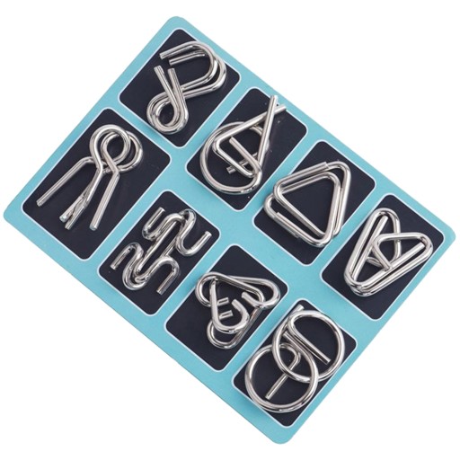 INTELLIGENCE PUZZLES RING BRAIN METAL