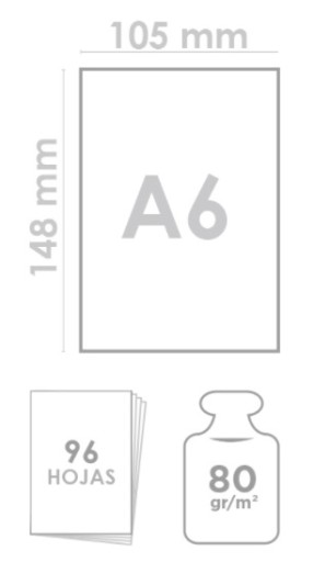 NOTES NOTATNIK 96 KARTEK A6 ŻÓŁTY GŁADKI