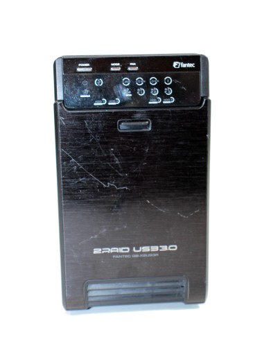 КОРПУС ДЛЯ 3,5-ДЮЙМОВЫХ ДИСКОВ FANTEC RAID USB3.0