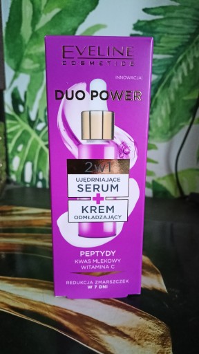 Eveline Duo Power укрепляющая сыворотка + антивозрастной крем 18 мл