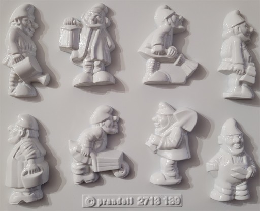 МОЛ ДЛЯ ОТЛИВКИ ГИПСОВЫХ ФОРМ DWARFS DWARFS