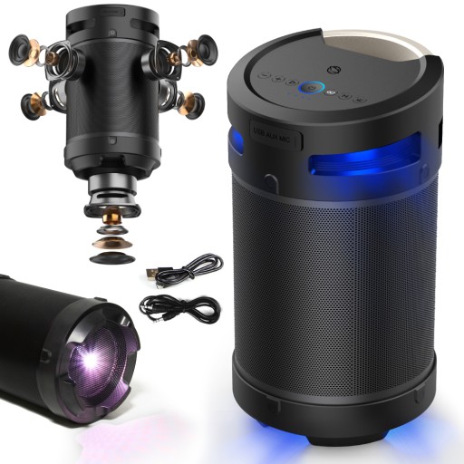 ДИНАМИК BLUETOOTH XBASS 360 TWS MP3 100 Вт MANTA USB