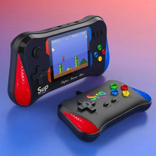 Mini konsola przenośna X7M do gier retro wyjście TV + PAD dla dwóch graczy