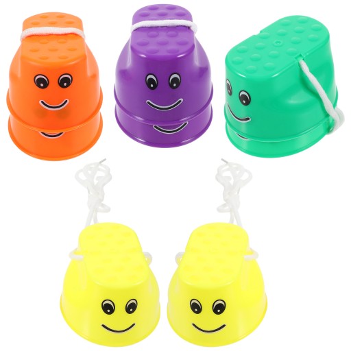 Ведро FUN на ходулях, нескользящие пластиковые игрушки.