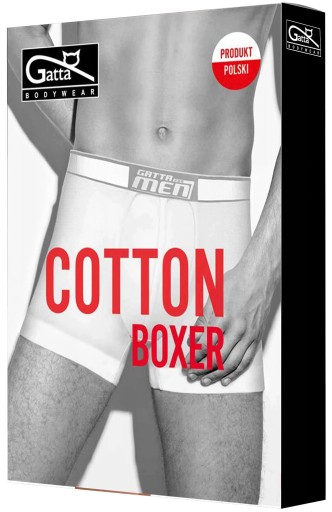 6 X Gatta Boxer Boxer Men's Cotton White Black XL