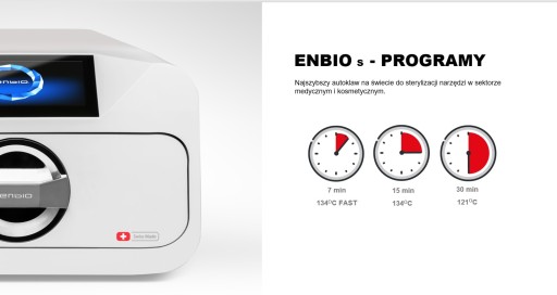 Enbio S медицинский автоклав класса B + Бесплатный паспорт