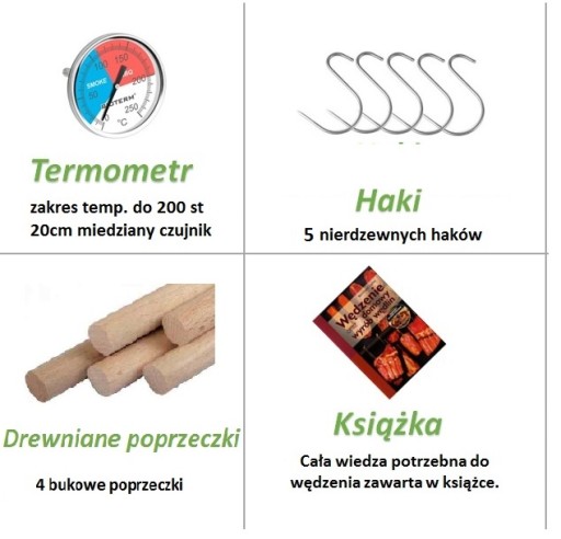 Wędzarnia słupkowa z piecykiem wędz. zimno/gorąco 55x50x200