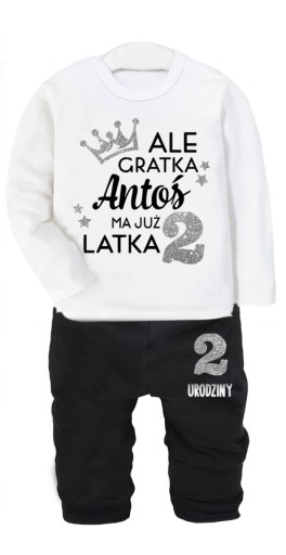 Komplet urodziny Ale gratka ma już 2latka IMIĘ 98