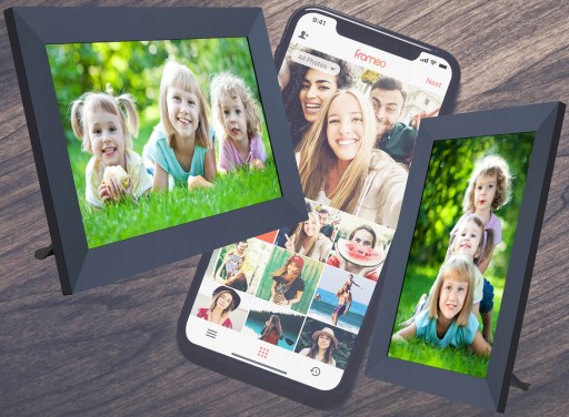 ДЕНВЕР ЦИФРОВАЯ ФОТОРАМКА БЕЛАЯ WiFi 10,1 ДЮЙМОВ FULL HD СЕНСОРНАЯ
