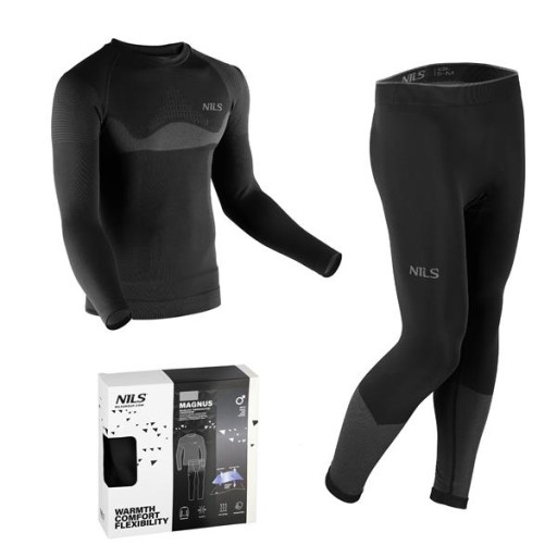 THERMOACTIVE зимнее мужское нижнее белье 2XL/3XL комплект верх + низ NILS