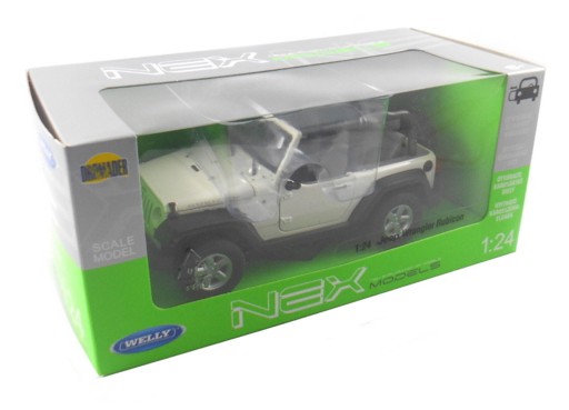 МОДЕЛЬ JEEP WRANGLER РУБИКОН МЕТАЛЛ ВЕЛЛИ 1:24