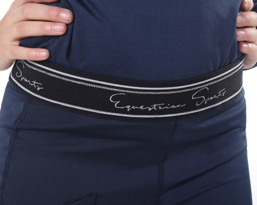 Legginsy młodzieżowe QHP Eden FullGrip granat 152