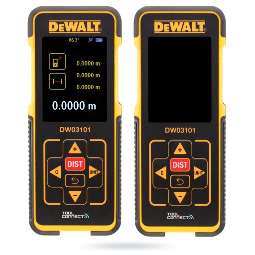 Лазерный дальномер Dewalt DW03101 со степенью защиты IP65, 100 м