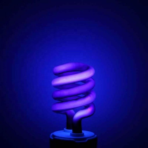 UV10A UV -лампа Blacklight E27 15W Черная спираль