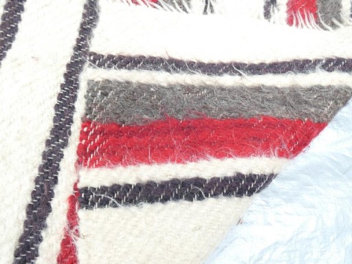 kilim RETRO wełna 75x211 cm chodnik NARZUTA długi wełniany koc
