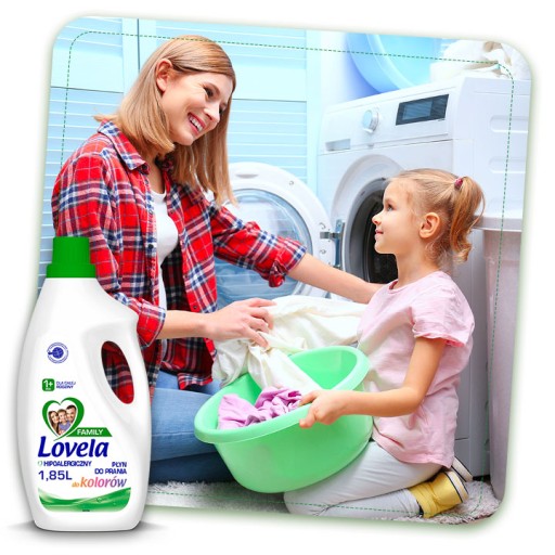 Набор жидкости для стирки Lovela Family Color для детей 4 x 1,85 л