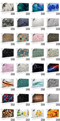 Крышка для магнитных панелей магнитов радиатора Lamele 3D 80x60 эффект