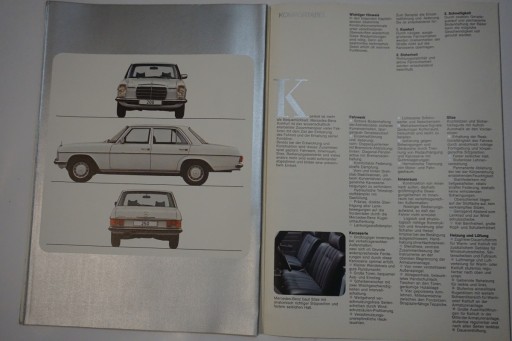 ПАПКА ПРОСПЕКТА Mercedes-Benz W114 W115 200 230