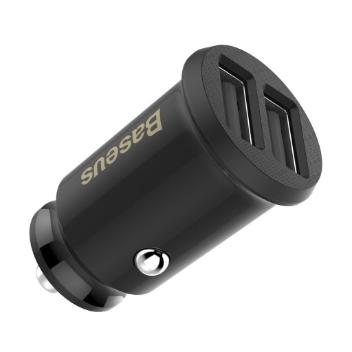 АВТОМОБИЛЬНОЕ ЗАРЯДНОЕ УСТРОЙСТВО МИНИ 2x USB LED BASEUS