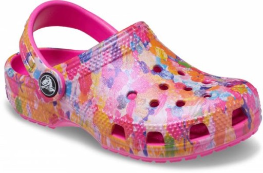 Детская обувь Вьетнамки Сабо Crocs Classic Hyper Real 208450 Сабо 30-31