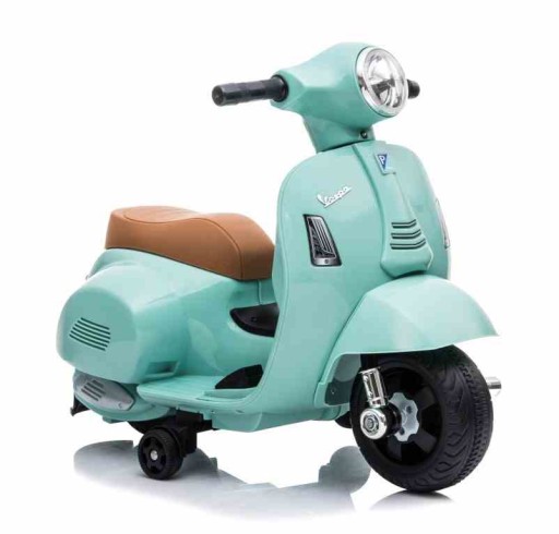 Самокат Vespa на аккумуляторе, бирюзовый