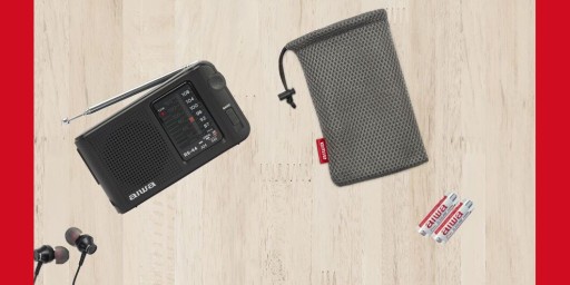 КАРМАННОЕ МИНИ-РАДИО AIWA RS44 STEREO AM FM + ЧЕХОЛ И БАТАРЕИ