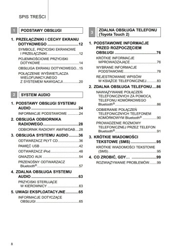 Руководство пользователя системы навигации Toyota Prius