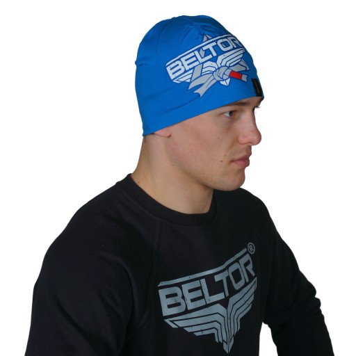 BELTOR BW CZAPKA BŁĘKITNA LOGO 