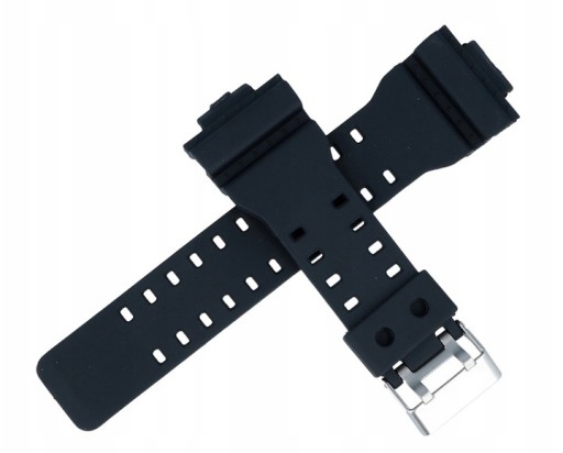 Ремешок для часов CASIO G=Shock GA-100 GA-110 GD-100 G-8900 Черный 22 мм