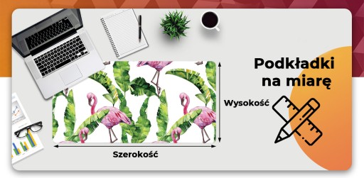 Ozdobna mata łatwa w czyszczeniu Flaming i liście