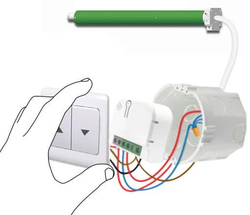 Контроллер роллет TUYA Zigbee с процентом ZHA Zigbee2MQTT