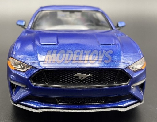 Ford MUSTANG GT 5.0 2018 1:24 модель Motormax 79352 синий