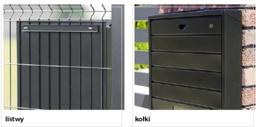Ящик для писем GRAPHITE с номером дома | RAL7021 | MOD; BSL-1 |DARCO