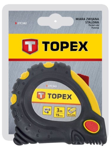 РАЗЪЕМНЫЕ МЕРЫ 10 М Х 32 ММ, МАГНИТ TOPEX 27C340