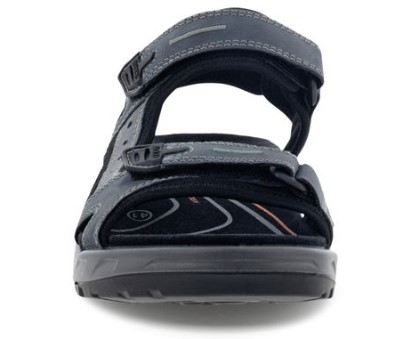 42 MĘSKIE BUTY SANDAŁY ECCO GRANATOWE SKÓRA 069564