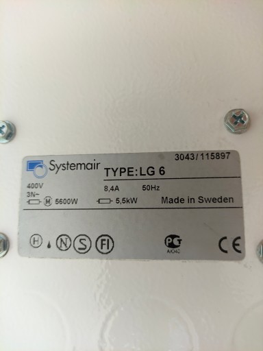 Воздушная завеса Systemair LG6 3043/115897 НОВАЯ