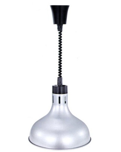 Lampa grzewcza 250W srebrna śr. 29,5cm Szron A6512-1406