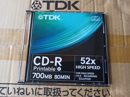 TDK CD-R для печати, Япония, 1 шт.