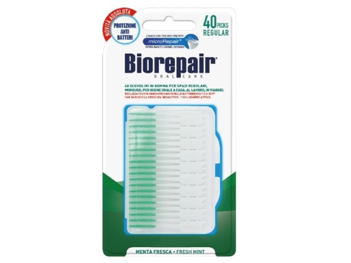 Резиновые межзубные зубочистки для чистки Biorepair Standard (40 шт.)