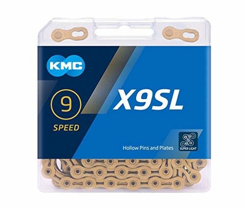 Золотая цепочка KMC X9 SL Ti-N x114