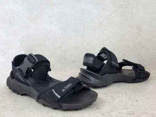 ADIDAS TERREX HYDROTERRA ID4269 МУЖСКАЯ ОБУВЬ САНДАЛИИ НА ВЕЛКРО ЧЕРНЫЙ TRAXION