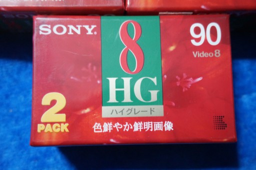 2 КАССЕТЫ ДЛЯ КАМЕРЫ SONY HG Video8 90 мин, 2 шт.
