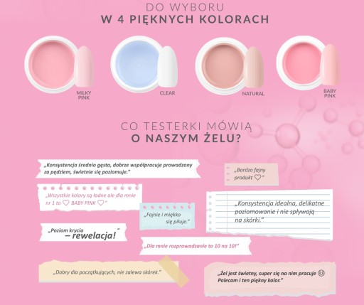 Claresa NATURAL гель для наращивания ногтей 12г
